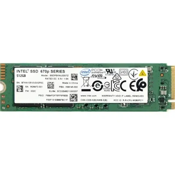 هارد intel ssd 512G|قطعات و لوازم جانبی رایانه|مشهد, حجاب (شهرک غرب)|دیوار