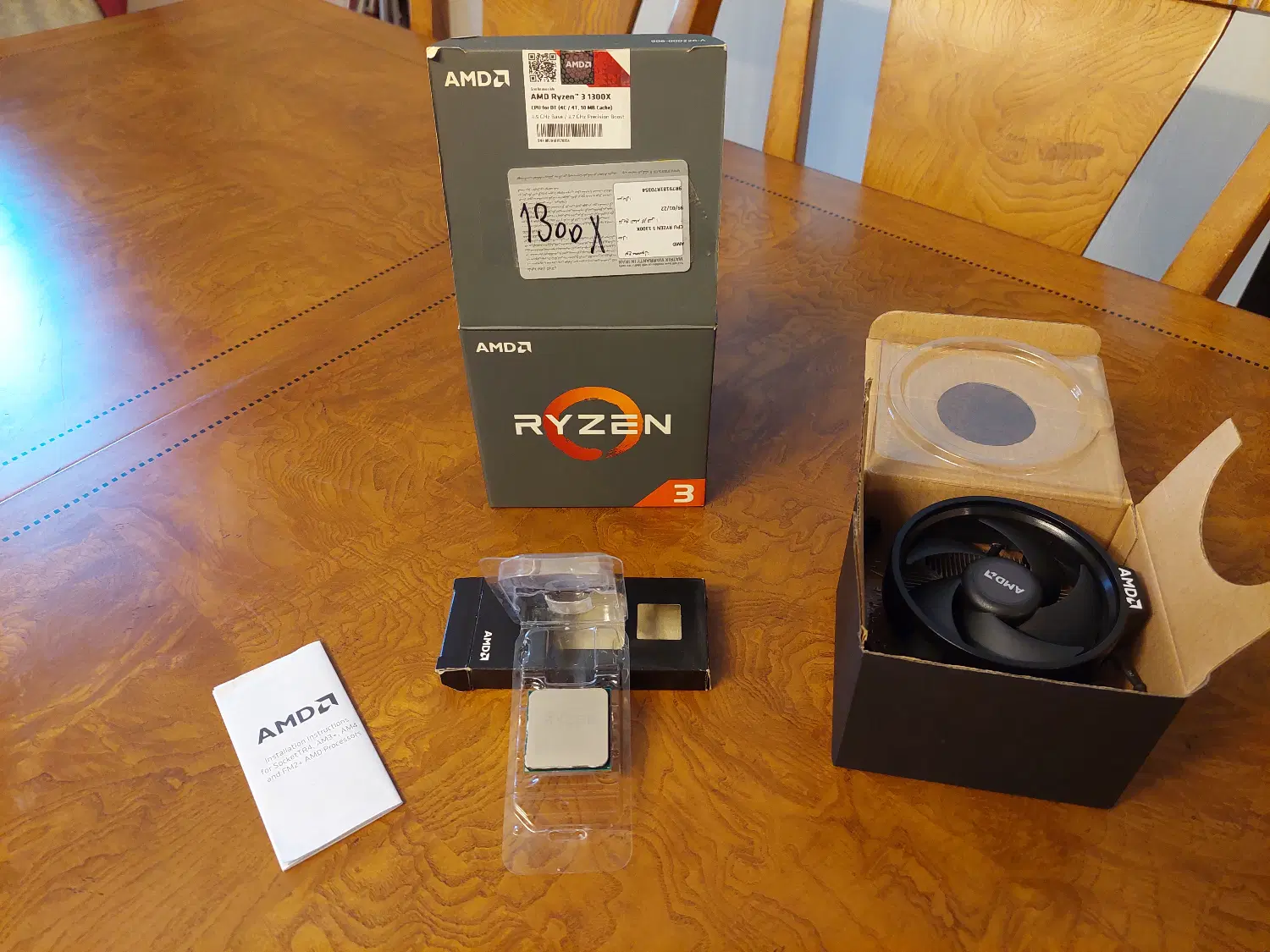 Ryzen 3 1300X BOX + Wraith Stealth Fan|قطعات و لوازم جانبی رایانه|گرگان, |دیوار