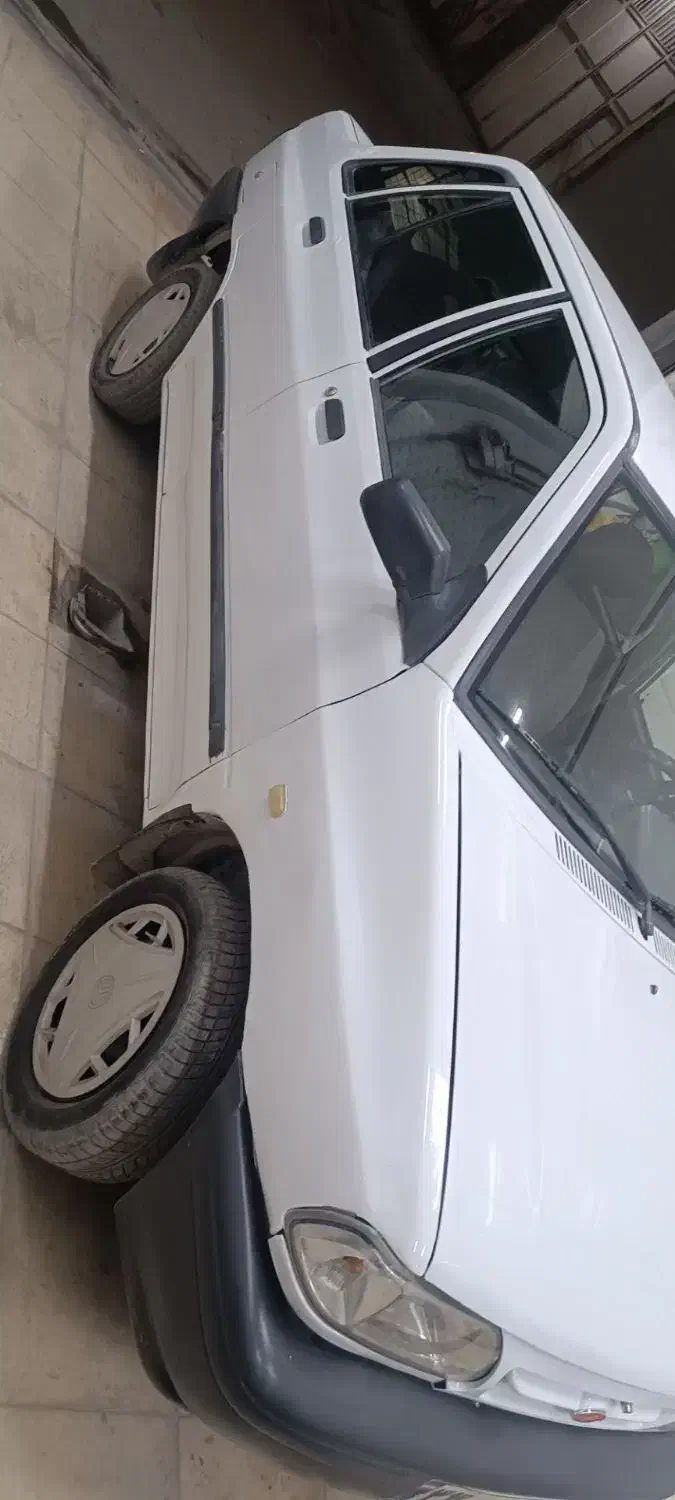 پراید سفید دوگانه کارخانه|خودرو سواری و وانت|نیشابور, کریم آباد|دیوار