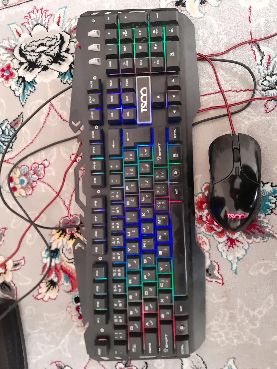 ماوس تسکو مدل TM732GA و کیبورد تسکو مدل TK8021|قطعات و لوازم جانبی رایانه|قوچان, |دیوار