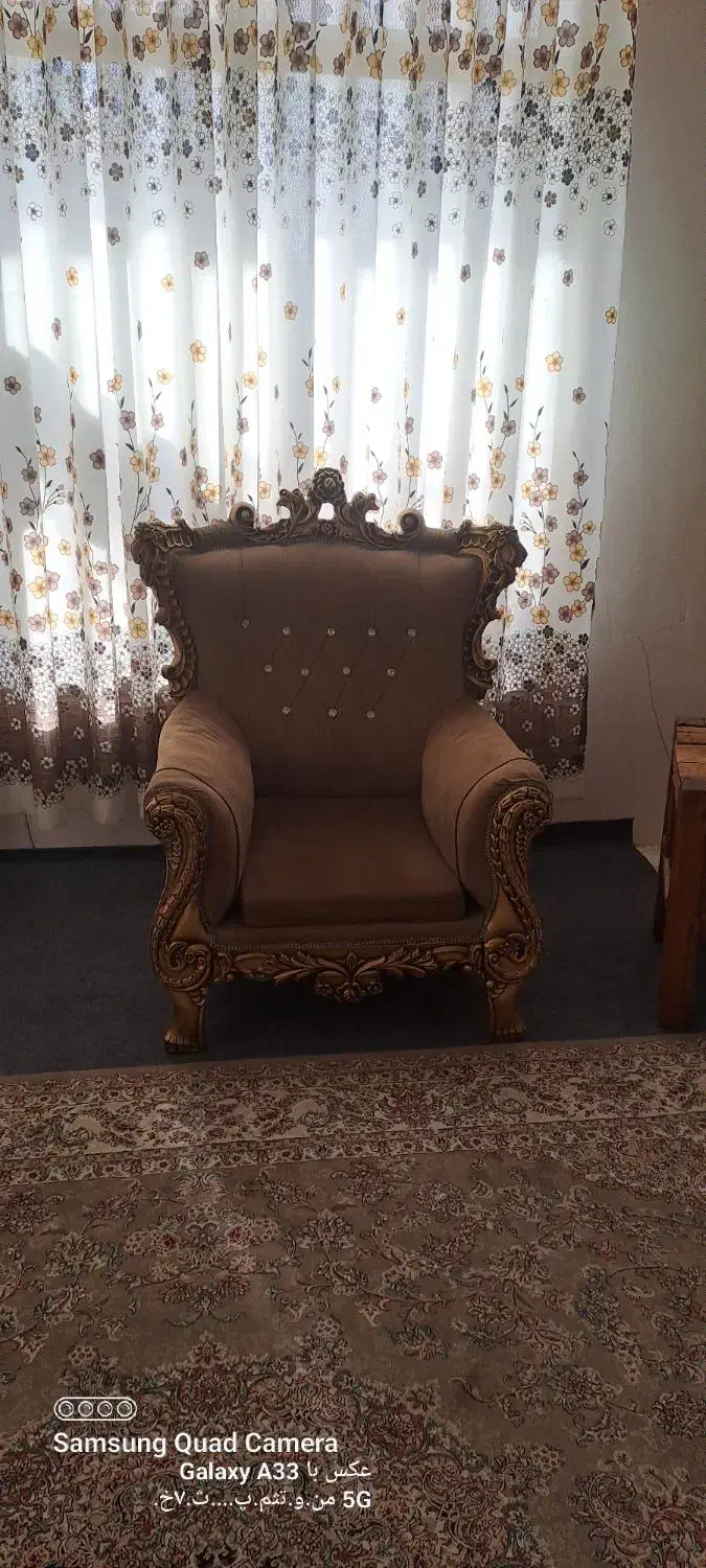 مبل راحتی سلطنتی|مبلمان خانگی و میز عسلی|اسفراین, |دیوار