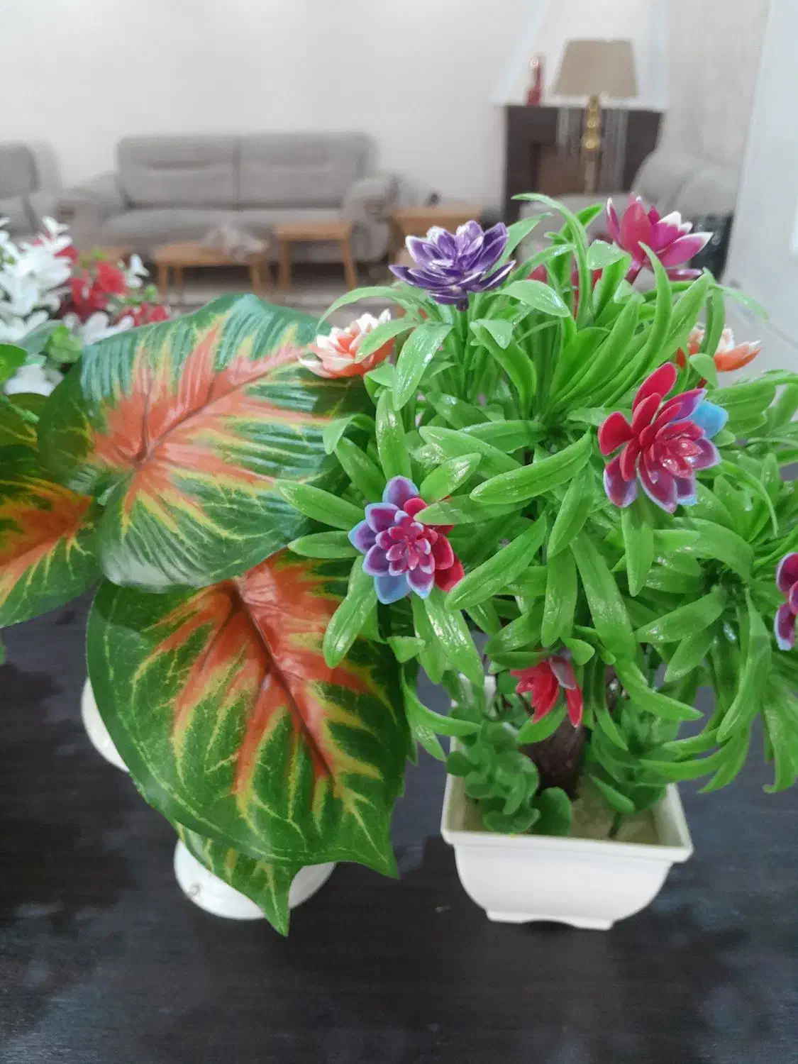 مجموع  ۶ عدد گل مصنوعی  نو عمده  فروش|گل مصنوعی|ملارد, |دیوار