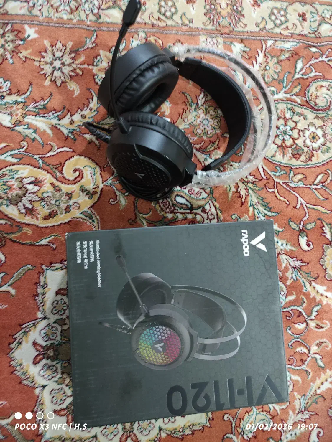 هدست گیمینگ rapoo vh120|قطعات و لوازم جانبی رایانه|کرمان, |دیوار