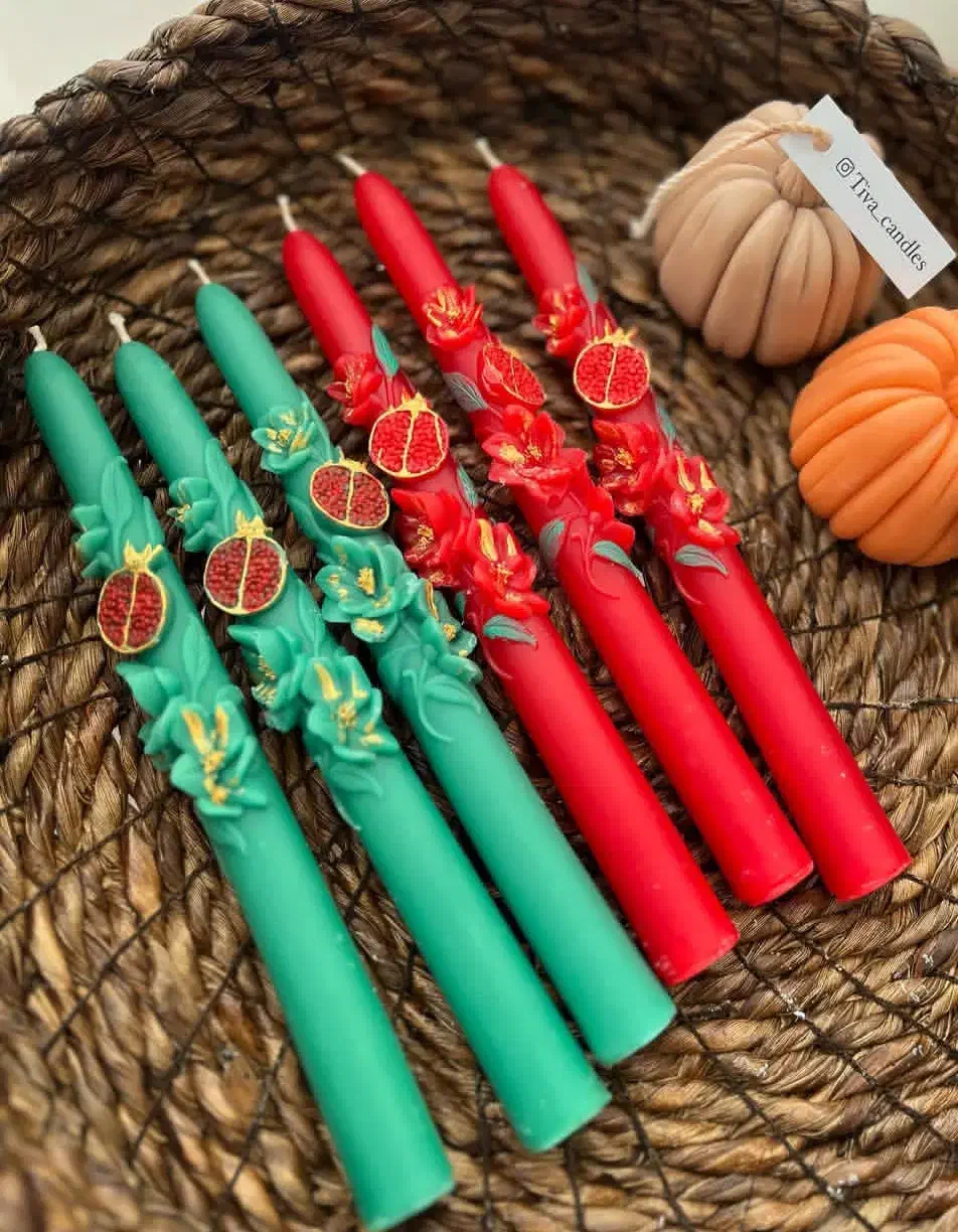 شمع یلدایی|صنایع دستی و سایر لوازم تزئینی|نوشین شهر, |دیوار