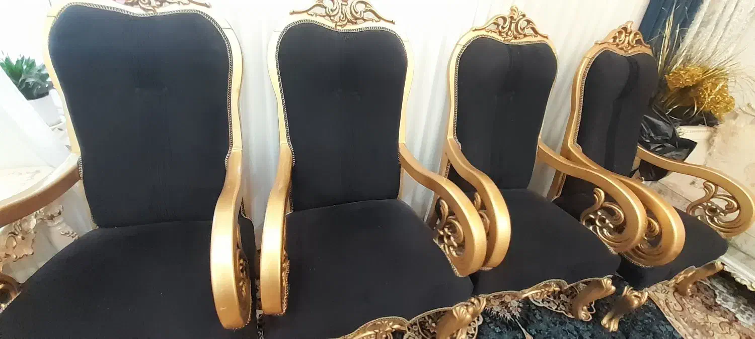 فروش مبل سلطنتی هفت نفره در حد نو|مبلمان خانگی و میز عسلی|اندیمشک, |دیوار