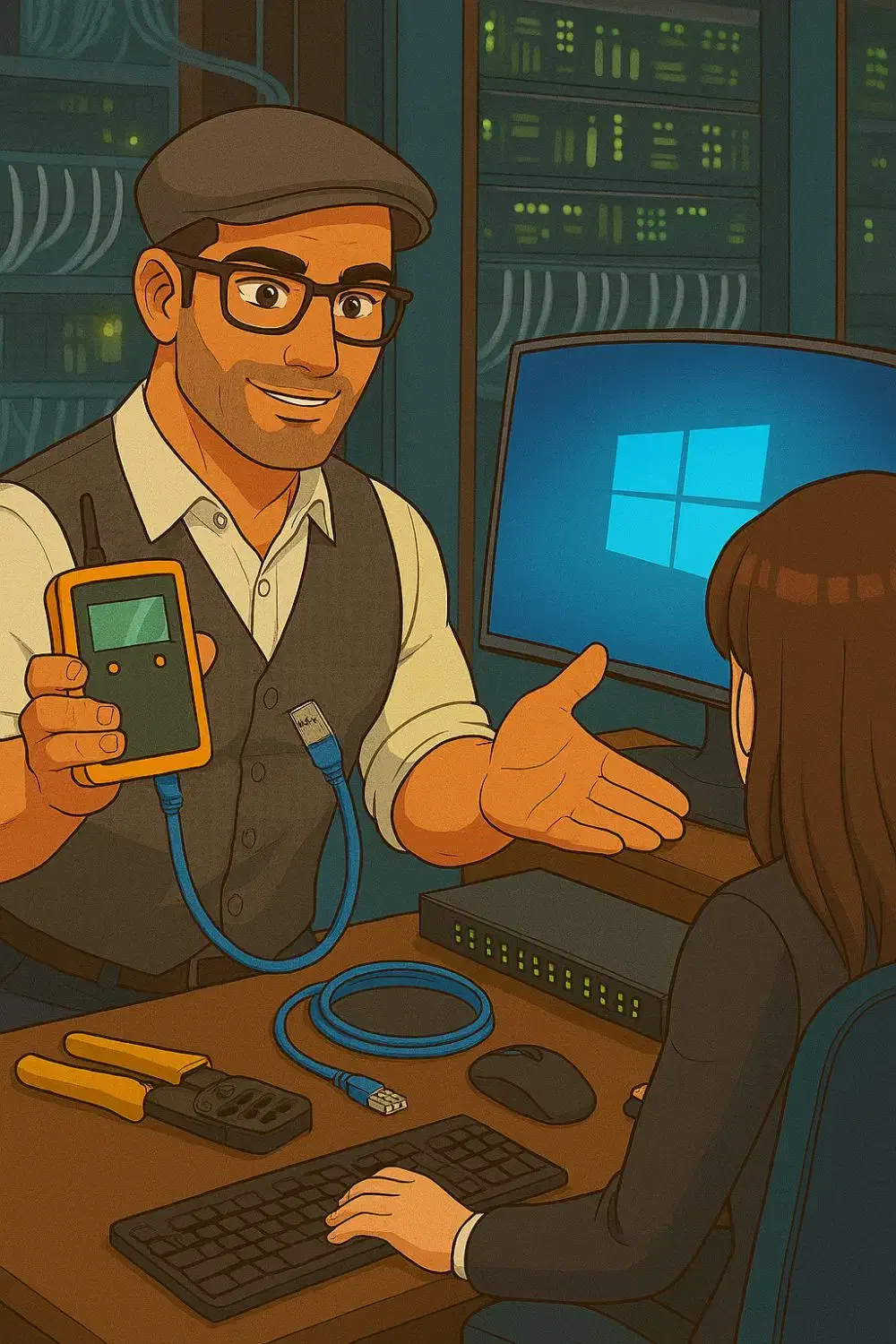 تعمیرات شبکه،کامپوتر(۱۵سال سابقه) درمحل یامجازی|خدمات رایانه‌ای و موبایل|تهران, اکباتان|دیوار