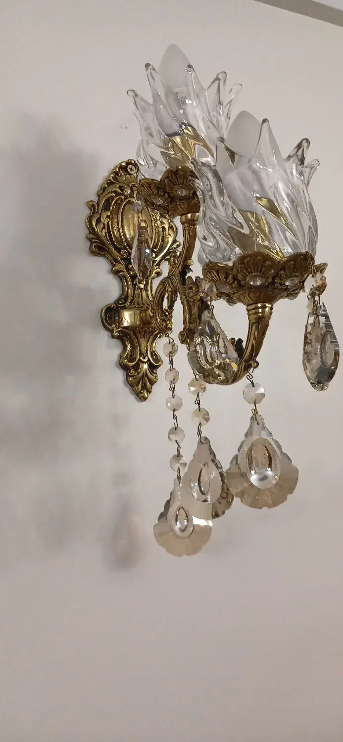 دیوار کوب دیواری برنجی|لوستر و چراغ آویز|تهران, آهنگ|دیوار