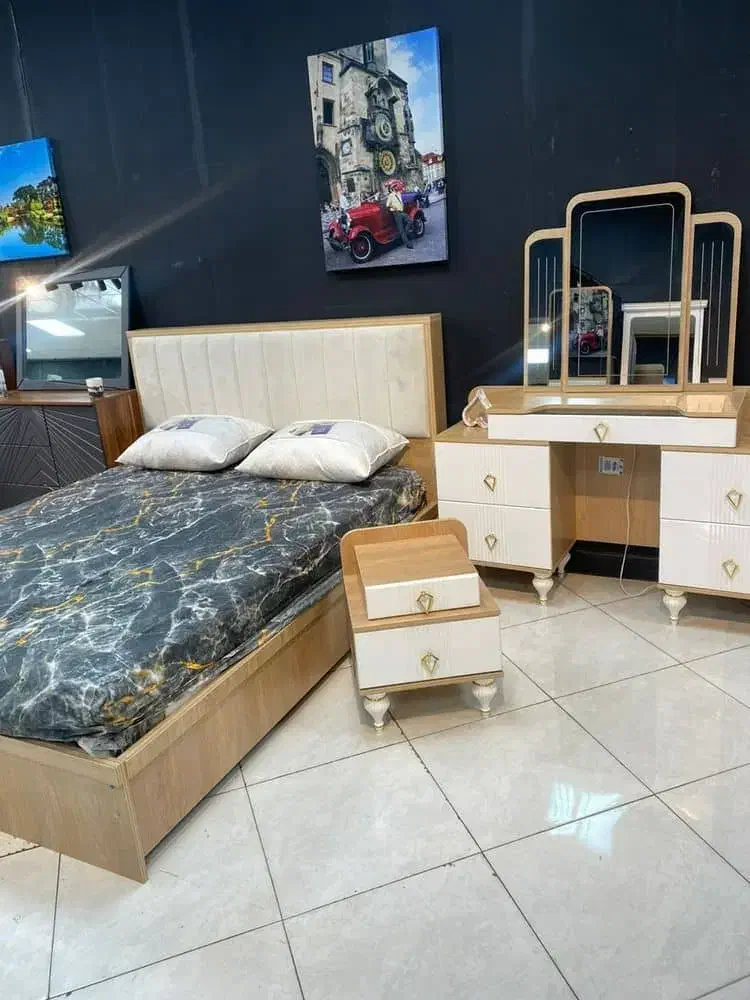 سرویس خواب دونفره اهورا|تخت و سرویس خواب|مشکیندشت, |دیوار