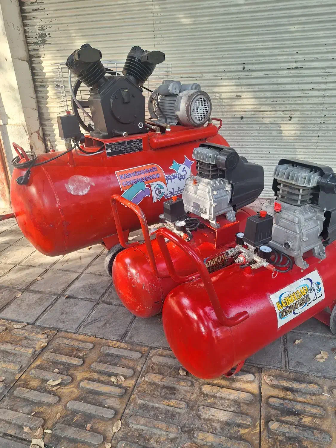 کمپرسور باد ۲۵۰-۵۰لیتری کدخدایی|ابزارآلات|اصفهان, جاوان|دیوار