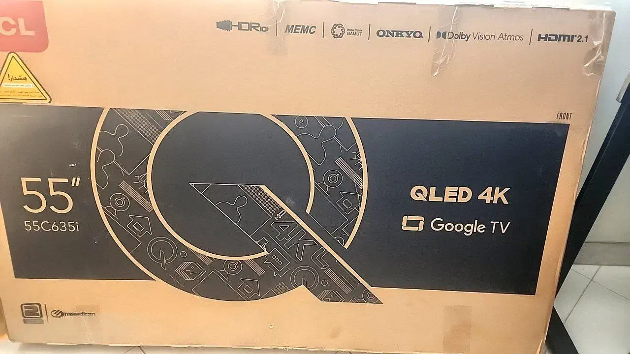 تلوزیون تی سی ال C635i سایز ۵۵ اینچ 4K Ultra HD|تلویزیون و پروژکتور|اصفهان, سپاهان‌شهر|دیوار