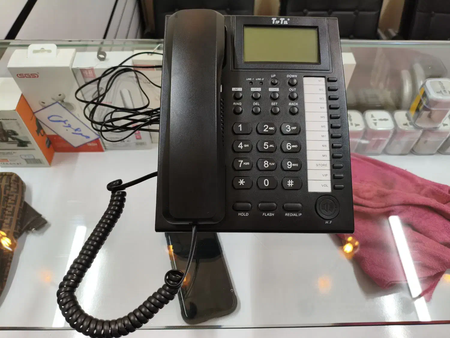 تلفن دوخط TipTel 7740|تلفن رومیزی|تهران, صادقیه|دیوار