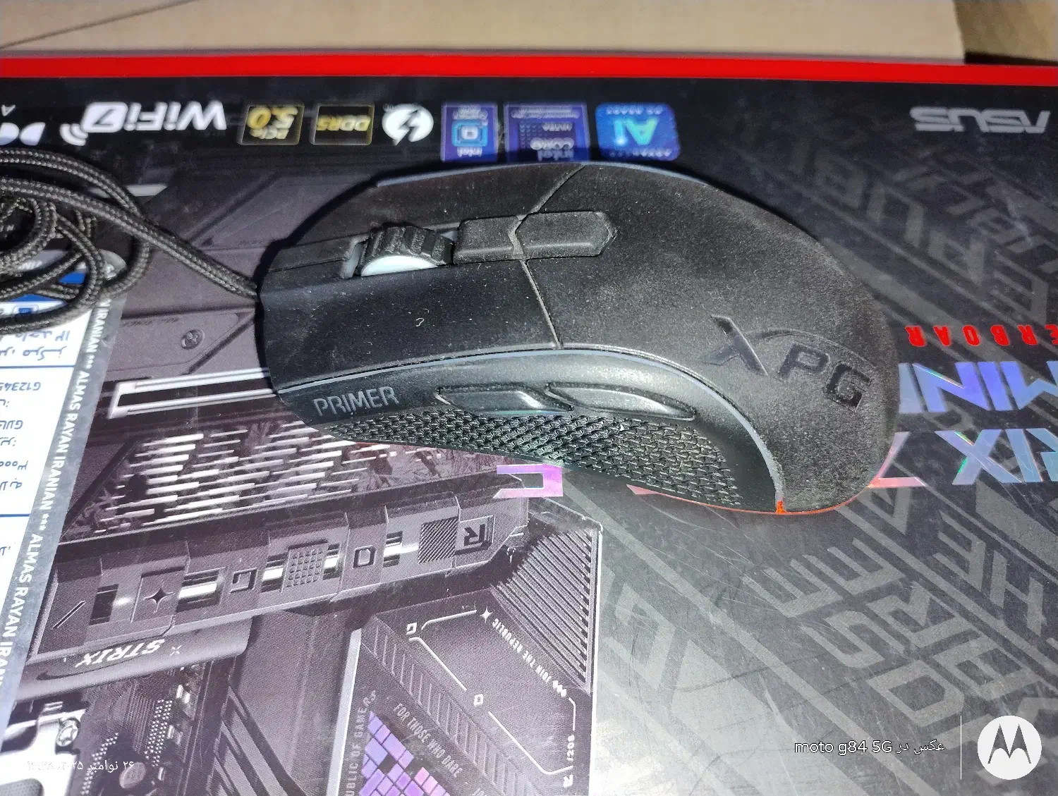 2عدد موس پریمرXPGوMSI GM41|قطعات و لوازم جانبی رایانه|تهران, شمیران‌نو|دیوار