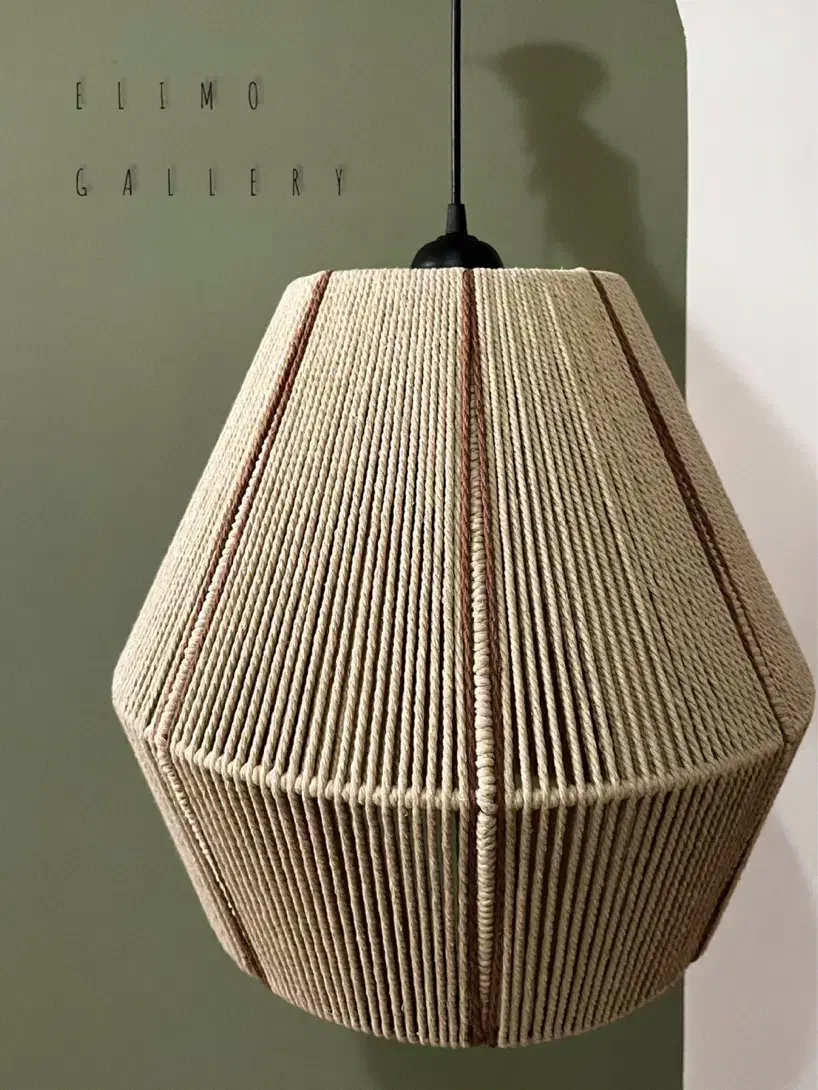 لوستر مکرومه|لوستر و چراغ آویز|اصفهان, جوزدان الیادران|دیوار