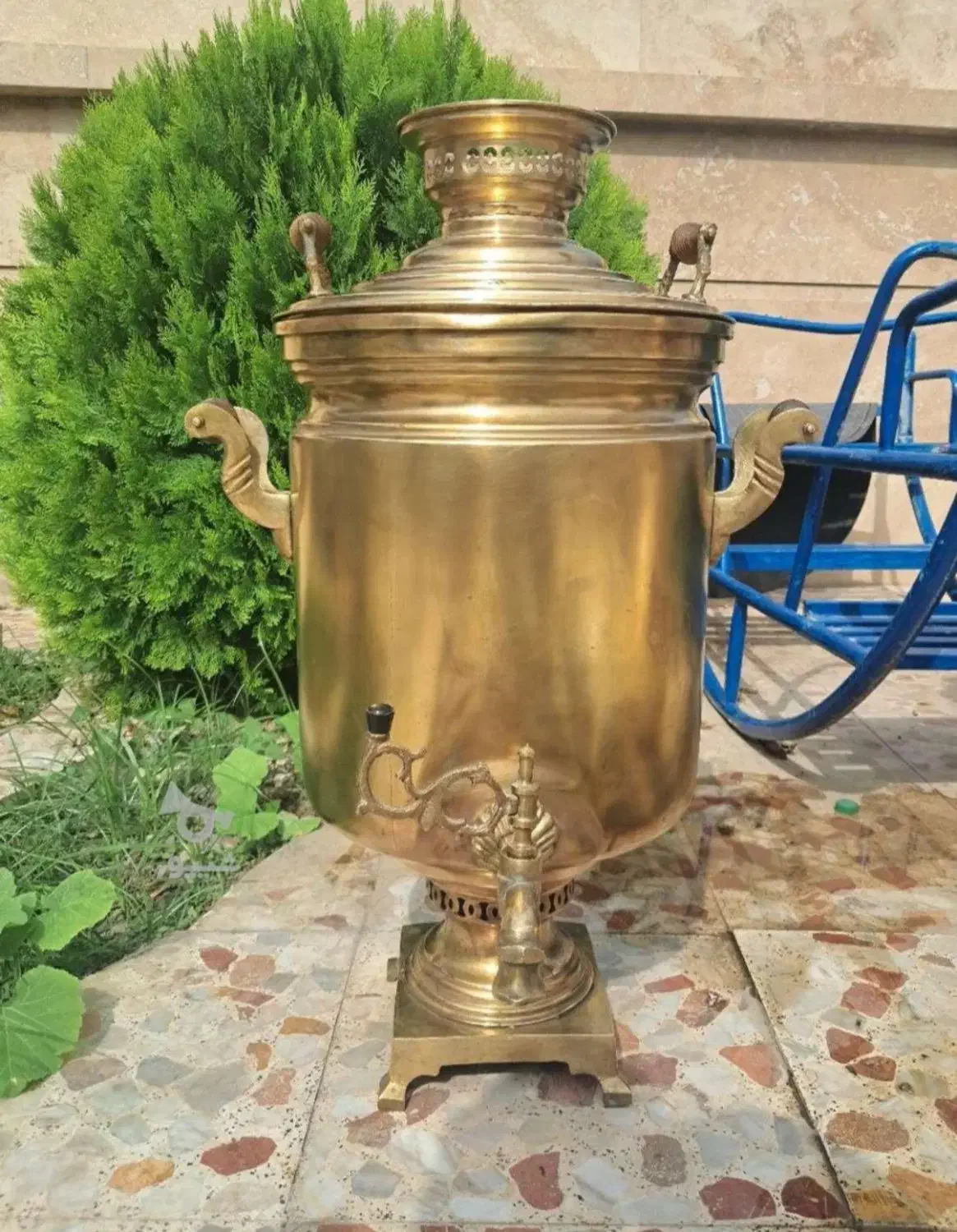 سماور قدیمی و انتیک ۴مهر|سماور، چای‌ساز، قهوه‌ساز|ساری, |دیوار