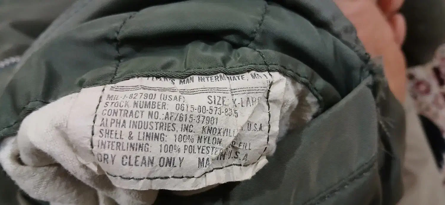 کاپشن خلبانی آلفا اصل|لباس|شاهدشهر, |دیوار