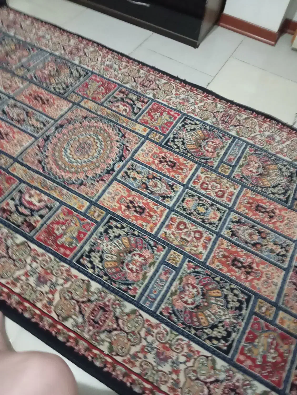 یک کناره دو متر در یک متر|فرش|سهند, |دیوار