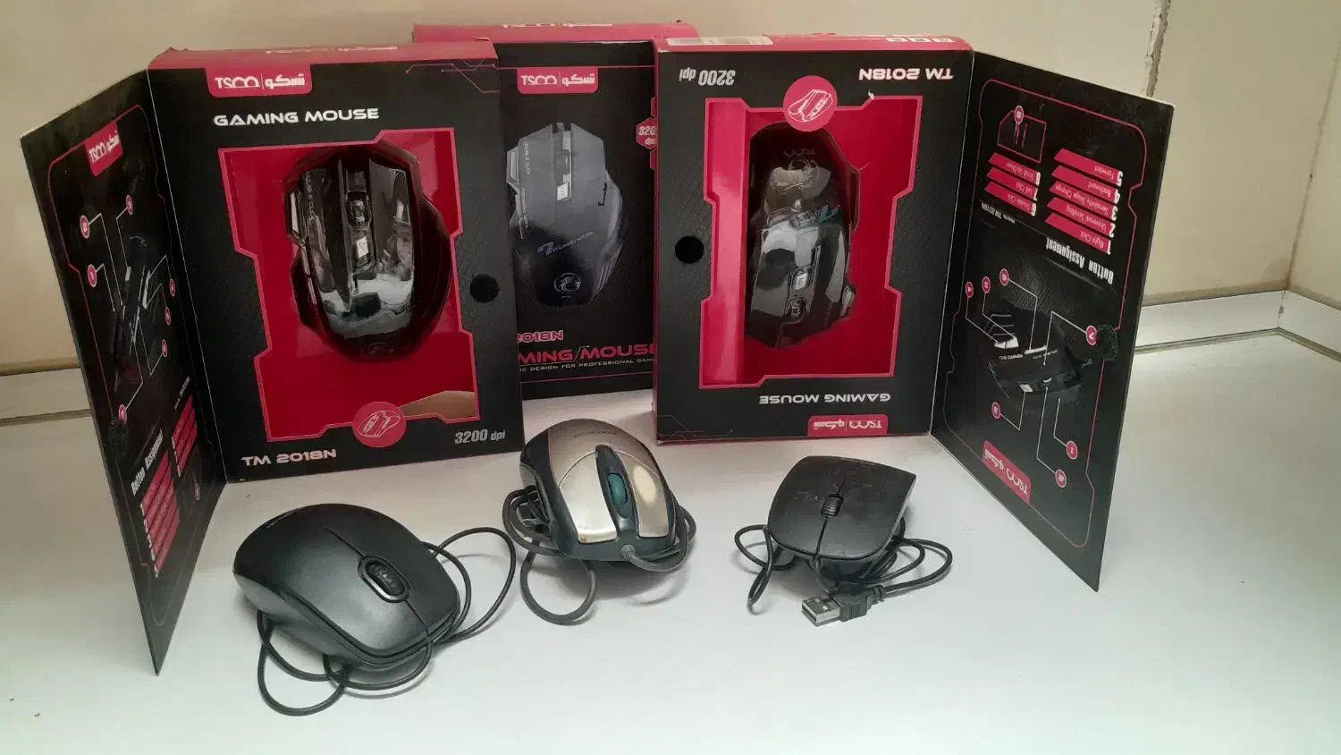 ۶ عدد ماوس کیبورد گیم نت کامپیوتر|قطعات و لوازم جانبی رایانه|خوی, |دیوار