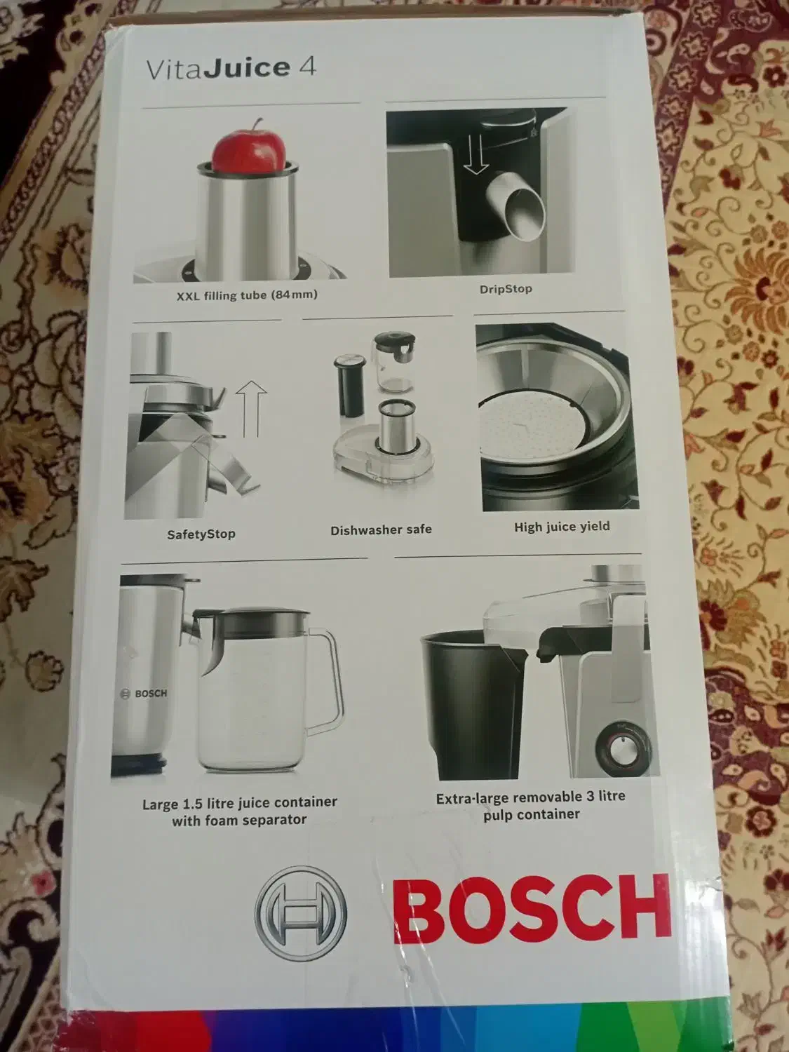 آبمیوه گیری بمارک بوش مدل MES4010|آبمیوه‌گیر و آب‌مرکبات‌گیر|صومعه‌سرا, |دیوار