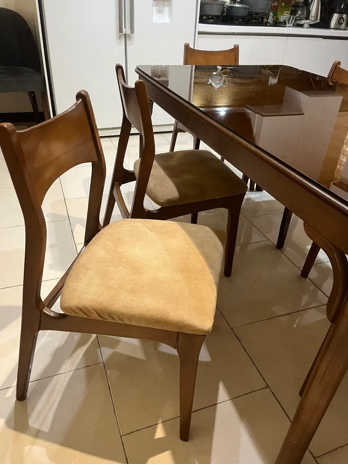 میزناهرخوری ۶ نفره چوب راش|میز و صندلی غذاخوری|پردیس, فاز ۸|دیوار