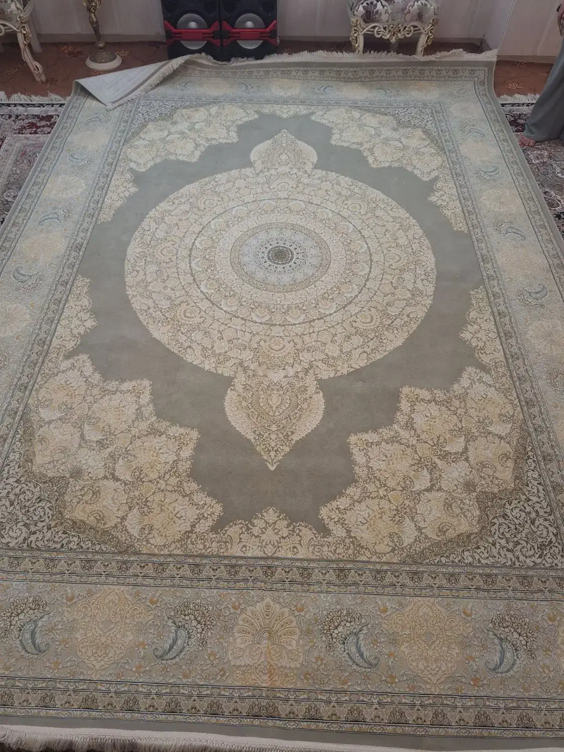 فرش ۱۲متری یه جفت|فرش|بهارستان, |دیوار