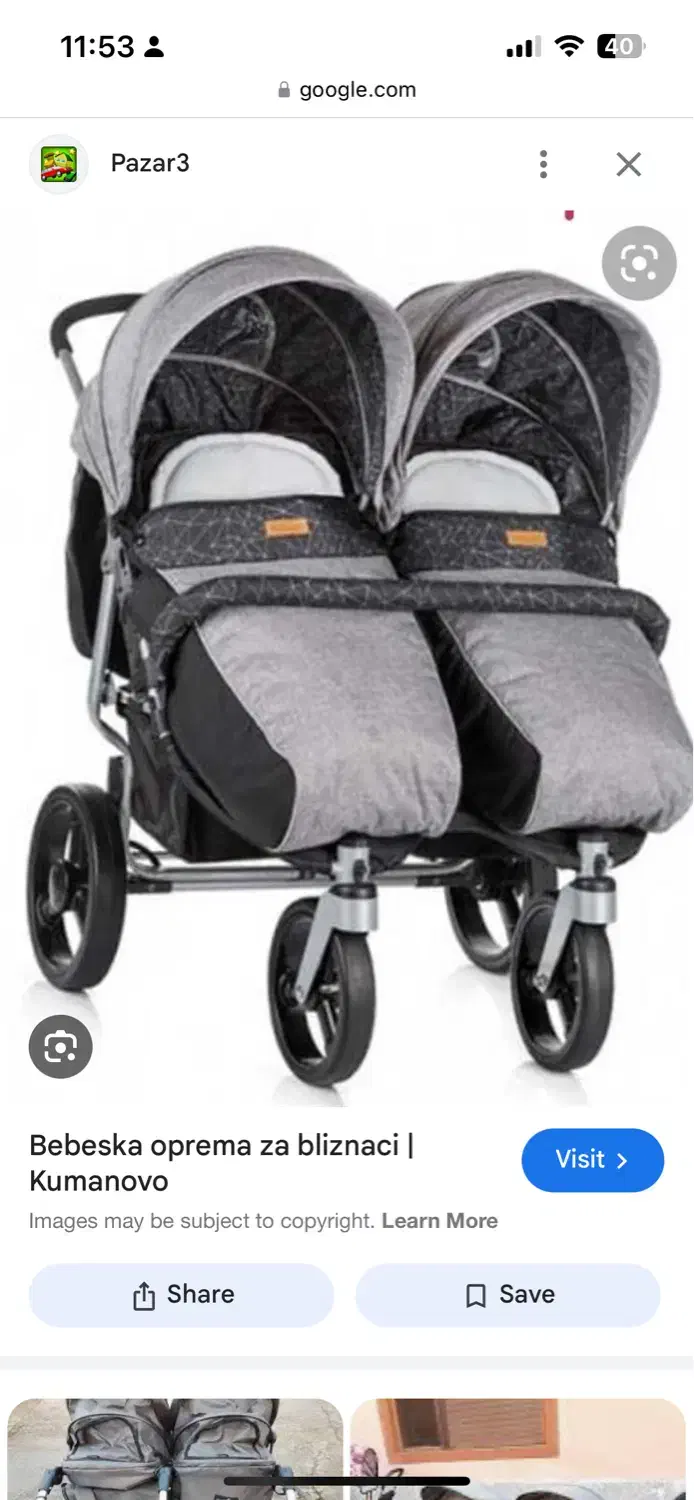 کالسکه دوقلو|کالسکه و لوازم جانبی|کرمانشاه, |دیوار