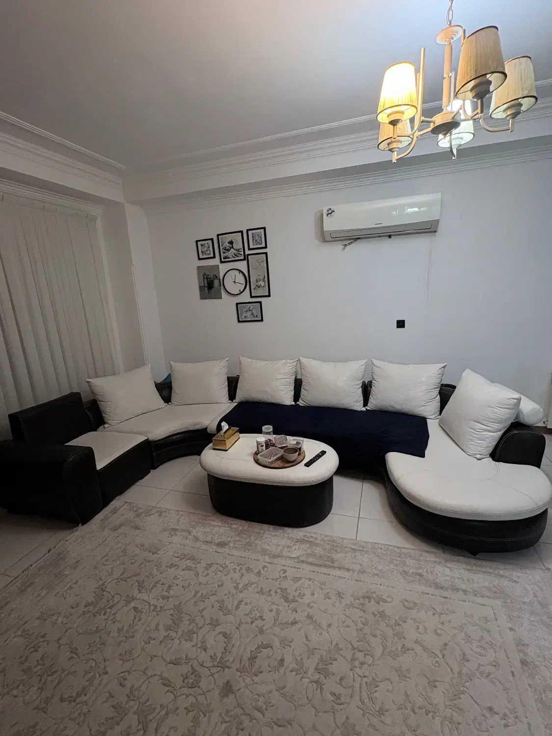 مبل و میز ۱۰ نفره فروش فوری ۱۵ ملیون|مبلمان خانگی و میز عسلی|بابلسر, |دیوار