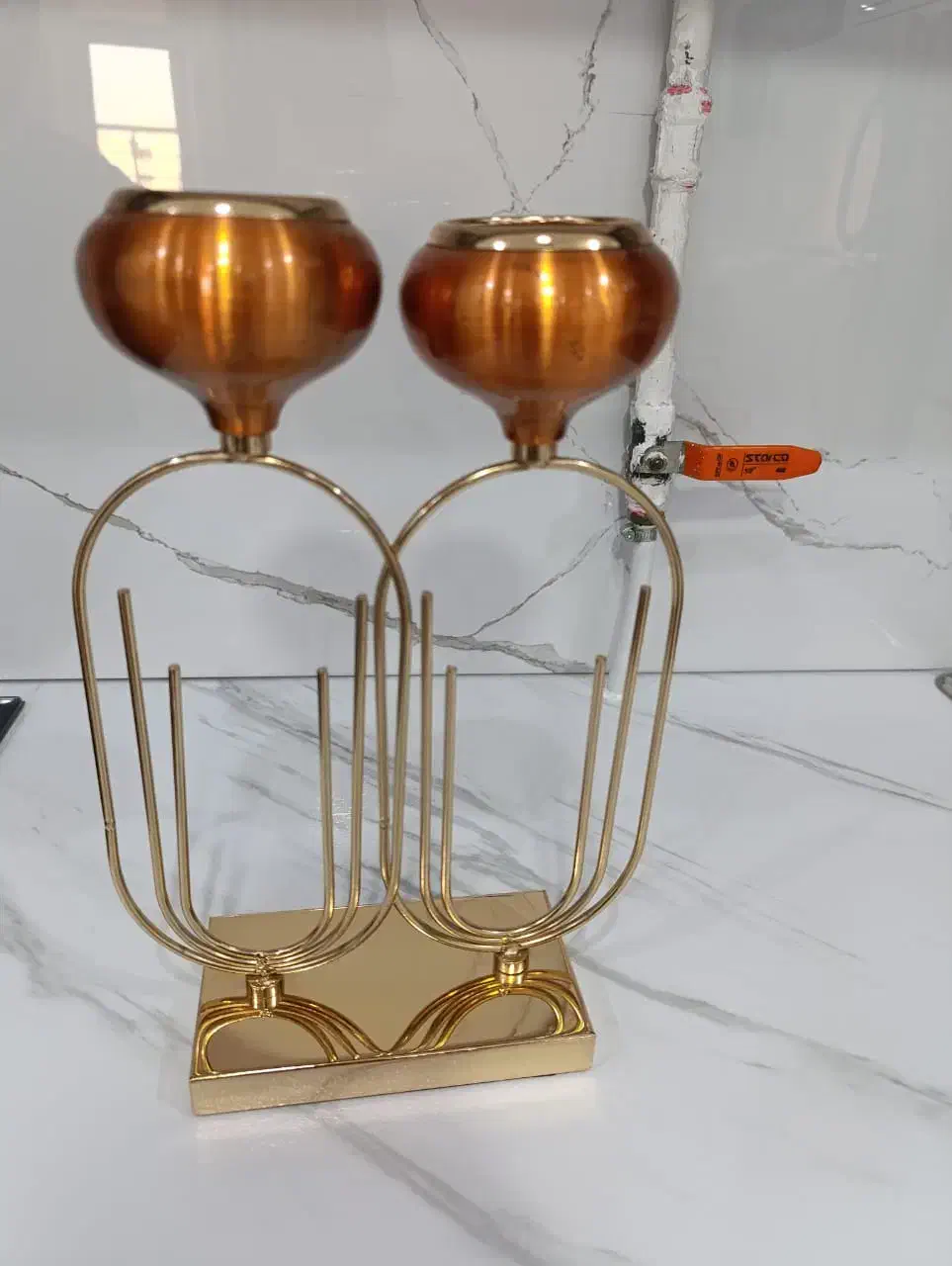 شمعدونی دکوری|صنایع دستی و سایر لوازم تزئینی|اهواز, حصیرآباد|دیوار