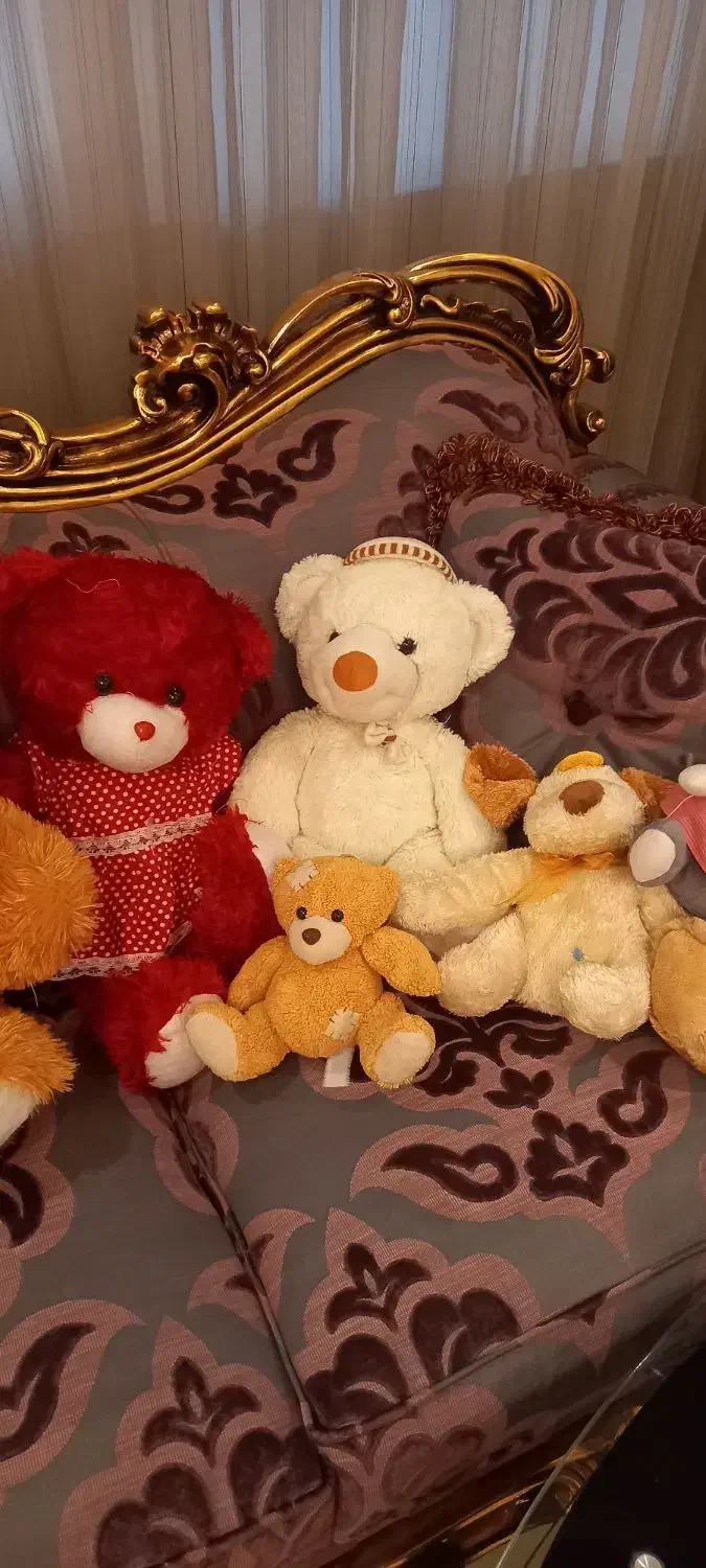 تعداد  ۱۲ عدد عروسک های قشنگ وبادوام|اسباب‌بازی بچه|شیراز, معالی‌آباد|دیوار