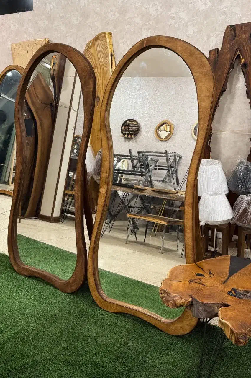 آینه میزو صندلی|مبلمان خانگی و میز عسلی|خمینی‌شهر, |دیوار