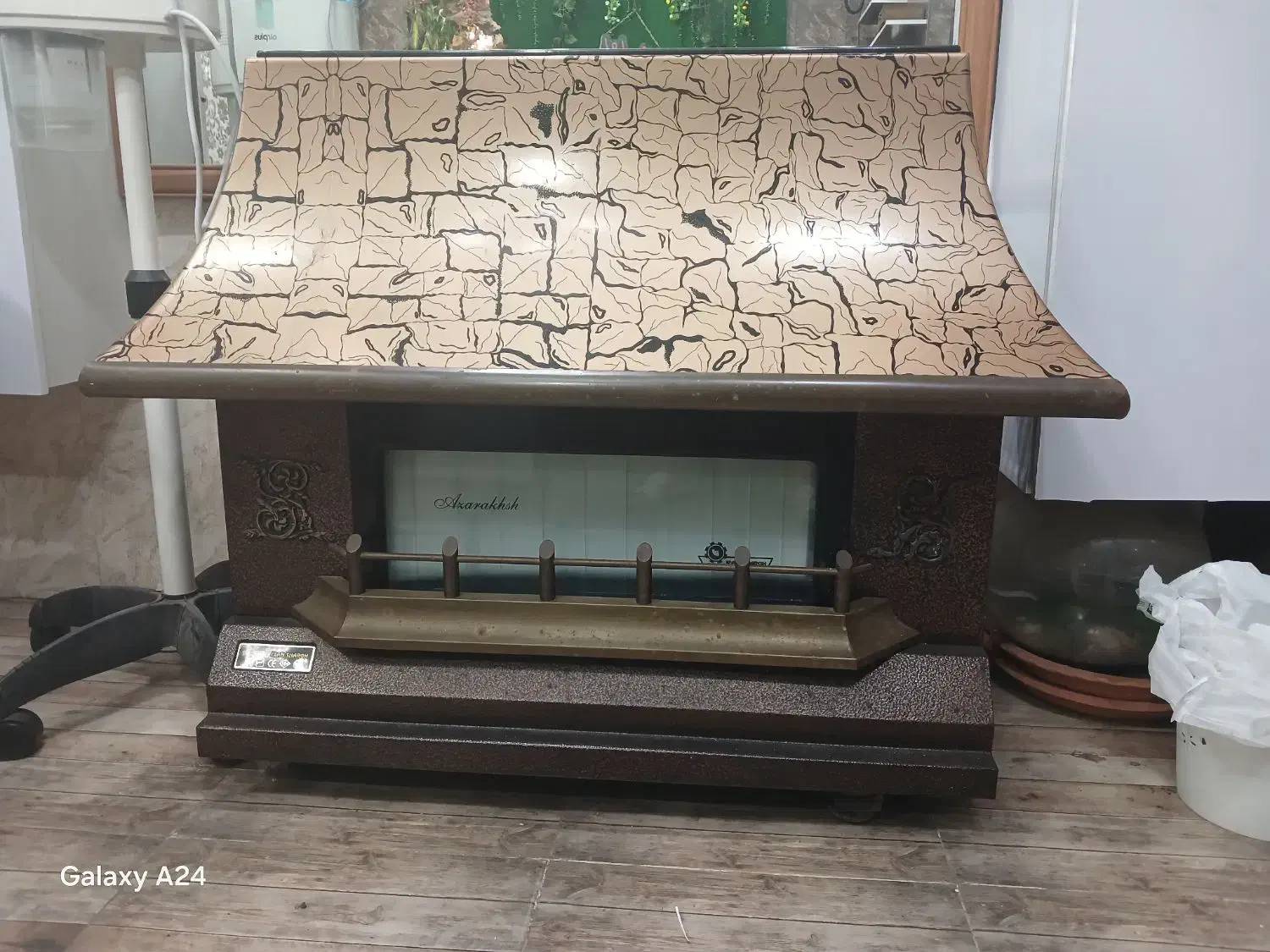 بخاری شومینه ای|بخاری، هیتر، شومینه|رشت, کوی عرفان|دیوار