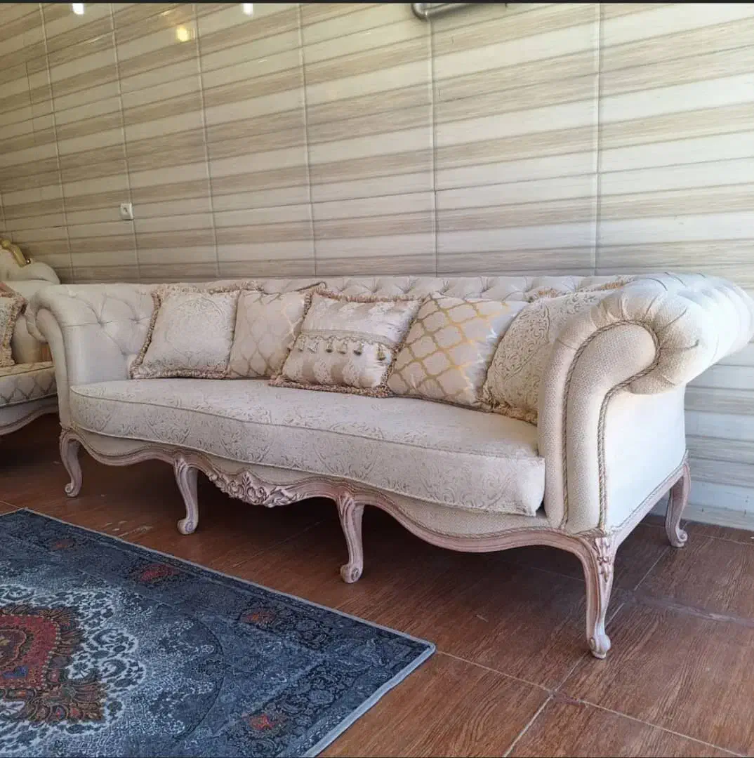 مبل فرانسوی منبت سولار|مبلمان خانگی و میز عسلی|میانه, |دیوار