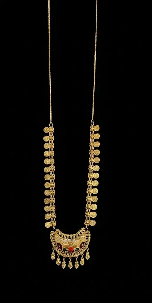 طلاگردنبند ماهک خارجی تنپوش نشده|جواهرات|بندرعباس, |دیوار