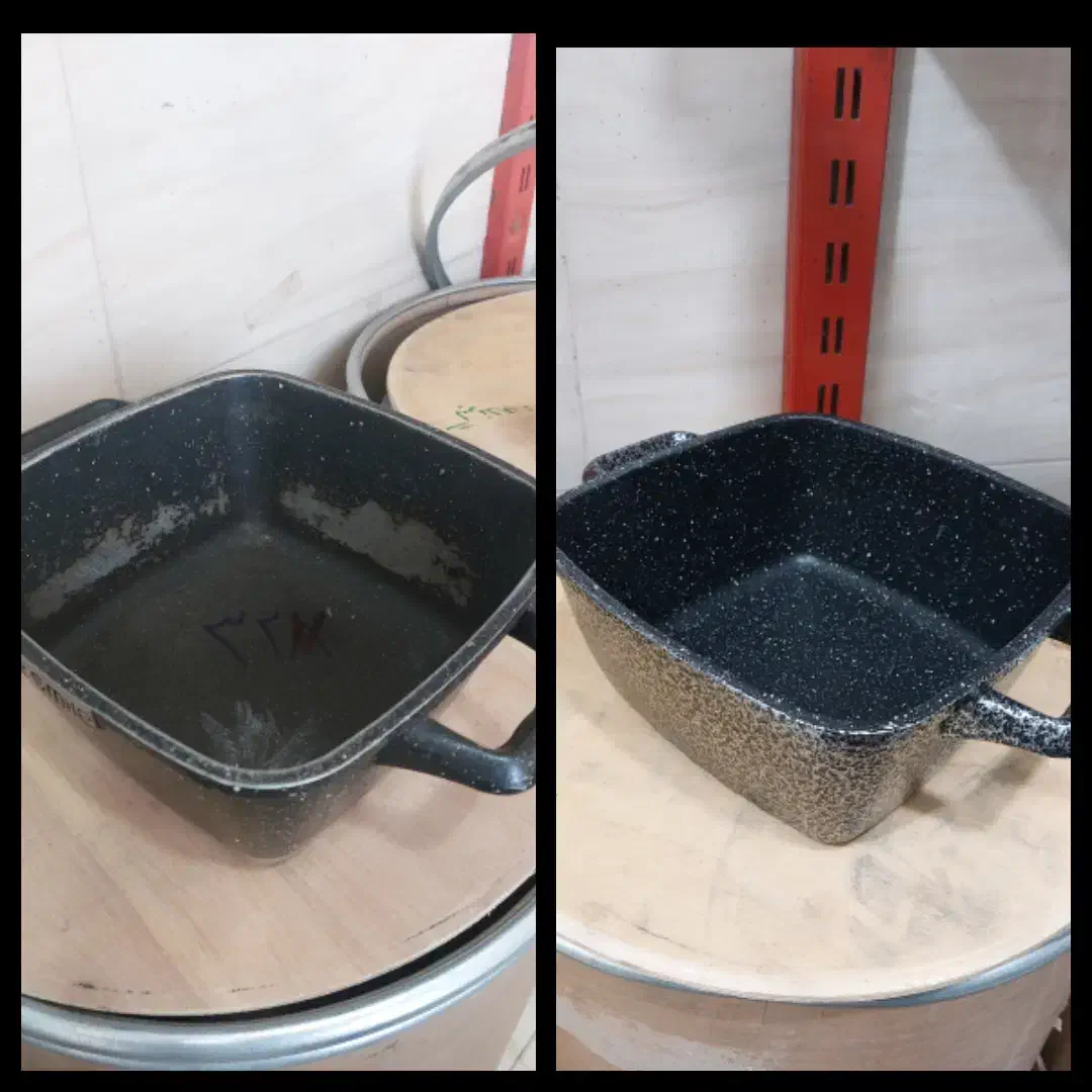 بازسازی  انواع ظروف فلزی به تفلون و گرانیت|ظروف پخت‌وپز|برازجان, |دیوار