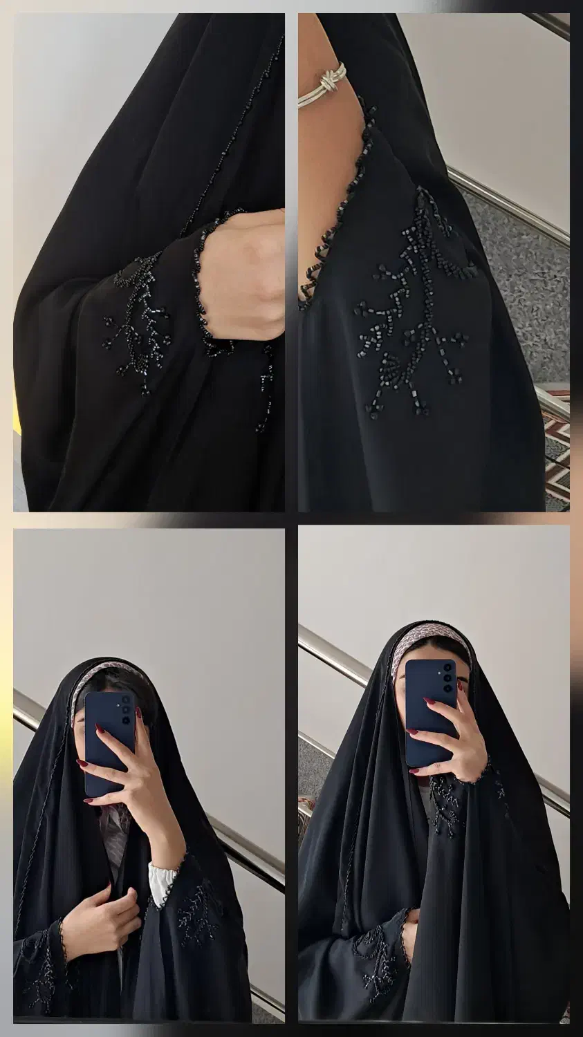 چادر عربی منجوق دوزی شده قد ۱۷۰|لباس|سبزوار, هویزه|دیوار