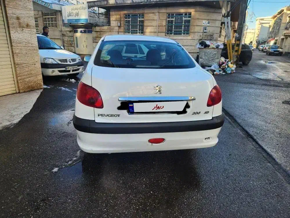 206 V8|خودرو سواری و وانت|رشت, رشتیان|دیوار