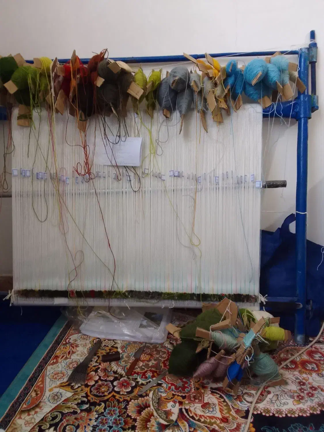 دارقالی|فرش|مشهد, خواجه ربیع|دیوار