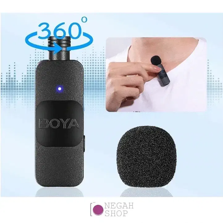 میکروفون یقه ای بویا مدل بای وی۲ لایتینگ|لوازم جانبی موبایل و تبلت|ساوه, |دیوار