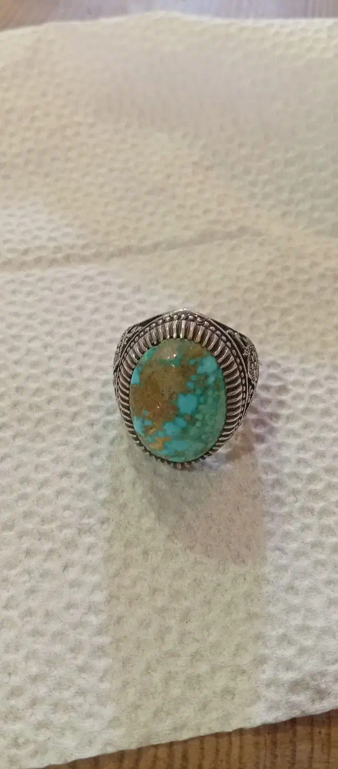 انگشتر فیروزه نیشابور کلکسیونی|جواهرات|ماهدشت, |دیوار