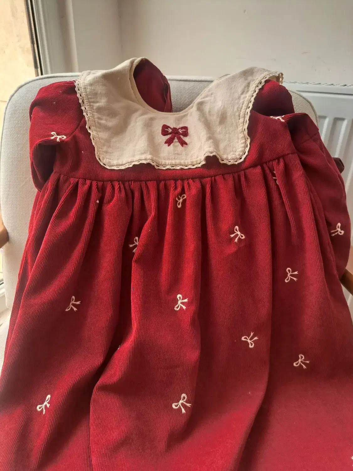 پیراهن پاییزه یلدایی|کفش و لباس بچه|قم, سالاریه|دیوار