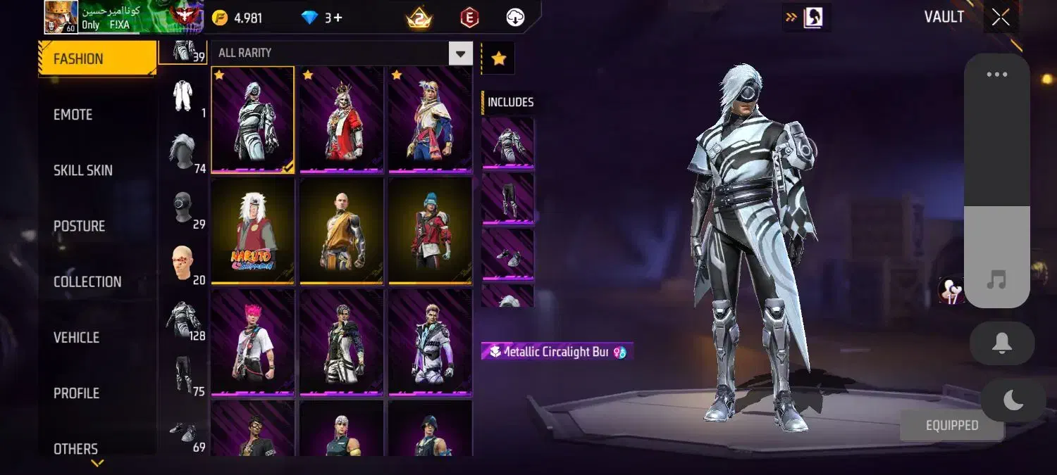 اکانت فری فایر طاق|کنسول، بازی ویدئویی و آنلاین|بیستون, |دیوار