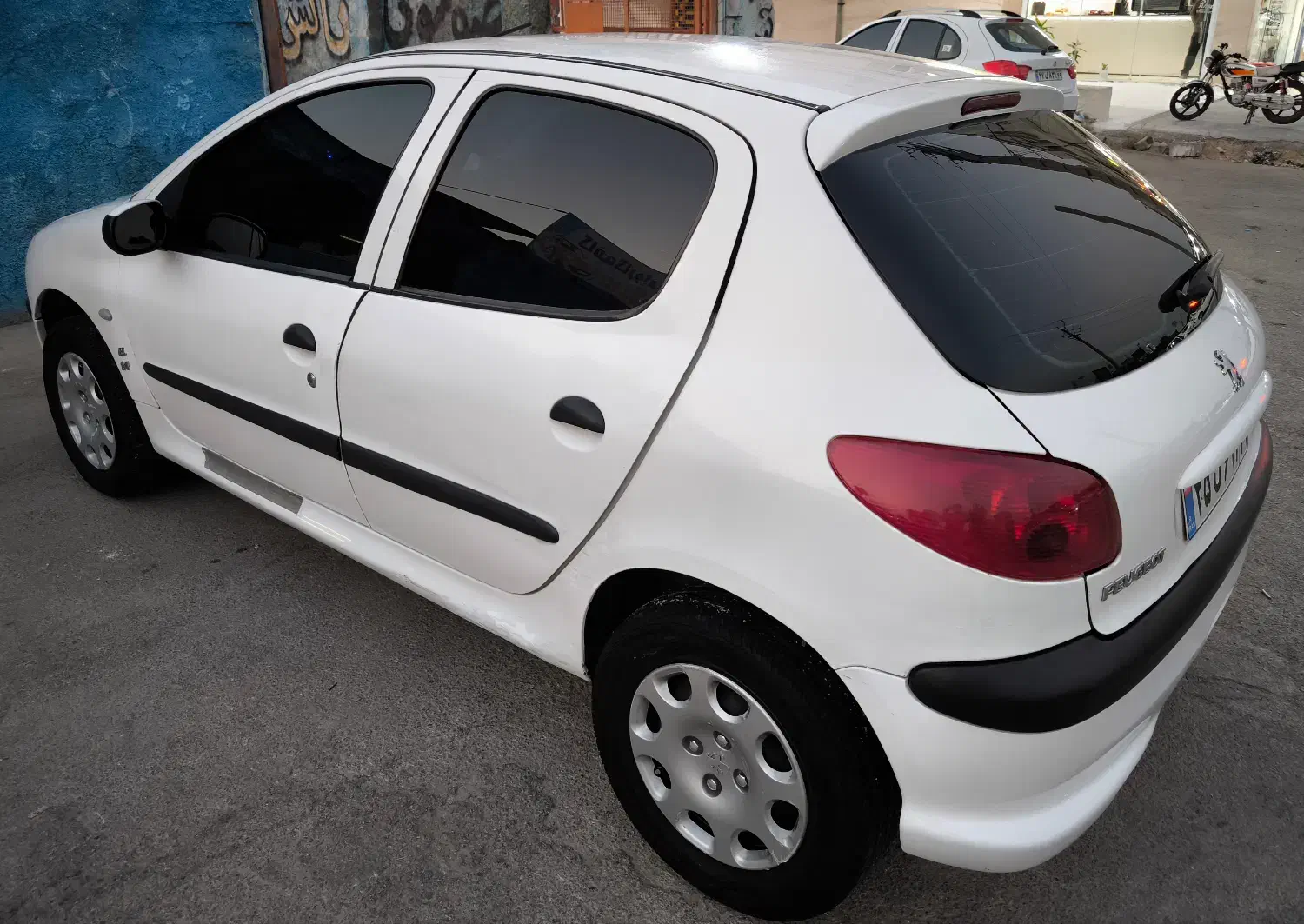 پژو 206 تیپ 2 مدل 89 سفید|خودرو سواری و وانت|دوگنبدان, |دیوار