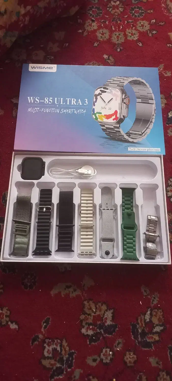 ساعت هوشمند ws 85ultra3 وپاوربانک|لوازم جانبی موبایل و تبلت|میانه, |دیوار