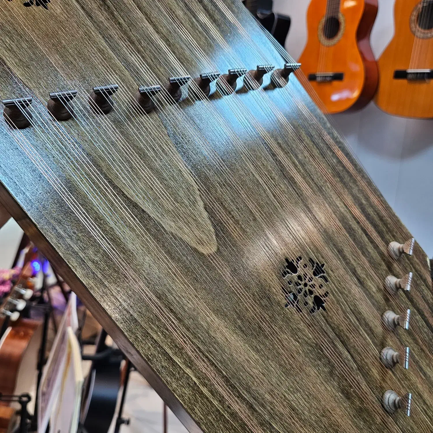 سنتور خوش صدا اقتصادی|سازهای سنتی|کرمان, |دیوار