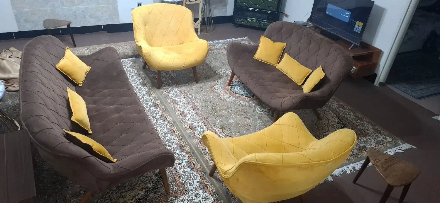 مبل ۷ نفره|مبلمان خانگی و میز عسلی|سنندج, |دیوار