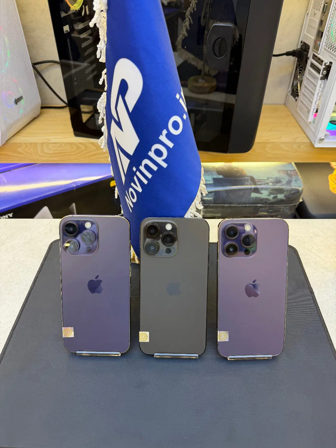 ایفون 14پرومکس iphone14 promax مشکی صفر/اقساط3.5%|موبایل|تبریز, |دیوار