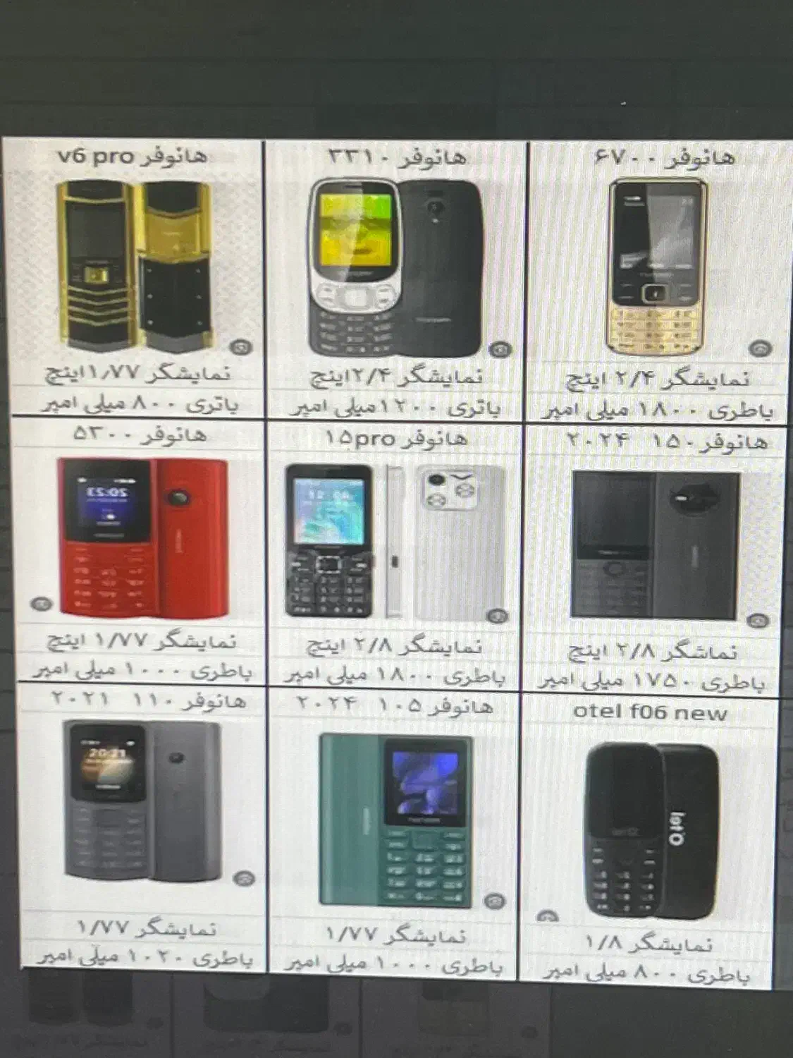 گوشی کلیدی هانوفر|موبایل|مشهد, ده دی|دیوار