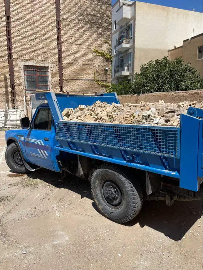 نیسان کمپرسی نخاله‌ ماسه گراویه سیمان خاک آجر|خدمات حمل و نقل|بجنورد, |دیوار