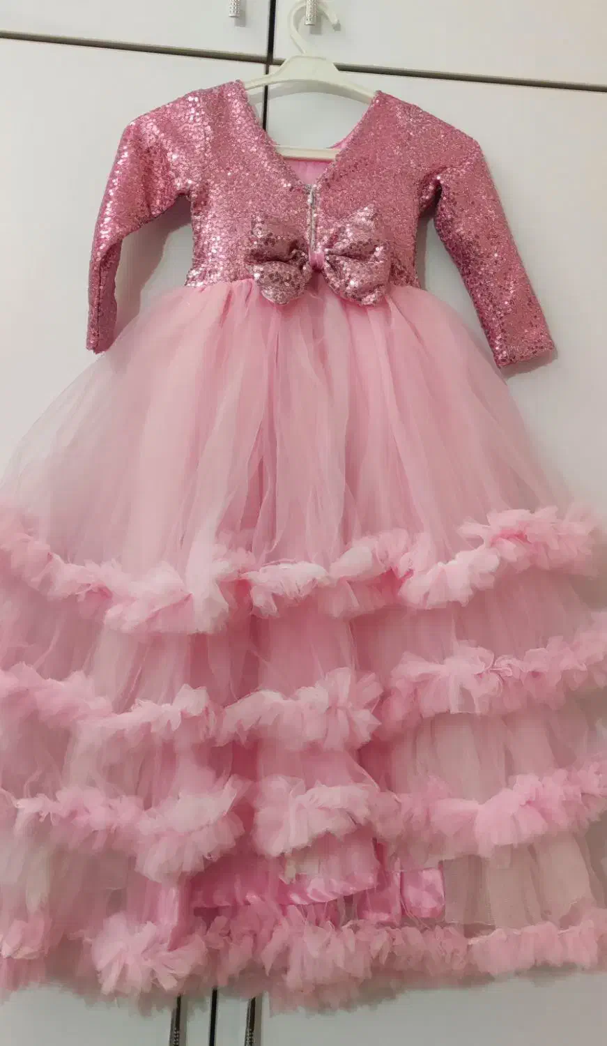 لباس مجلسی ،پیراهن مجلسی دخترانه در حد نونو|کفش و لباس بچه|مشکیندشت, |دیوار