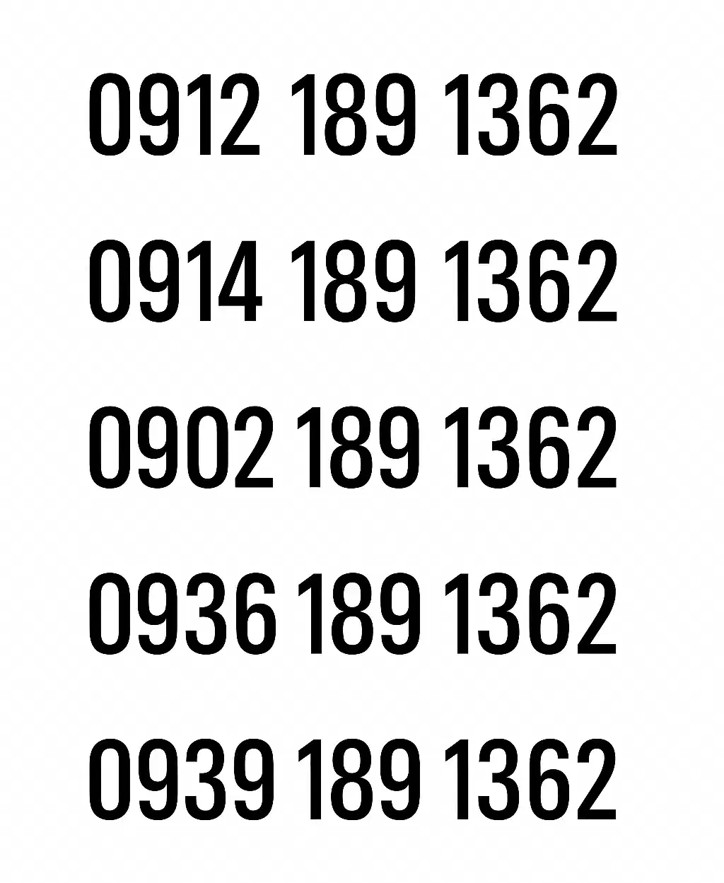 فروش مجموعه ۵ شماره هماهنگ|سیم‌کارت|کرج, جهان‌شهر|دیوار