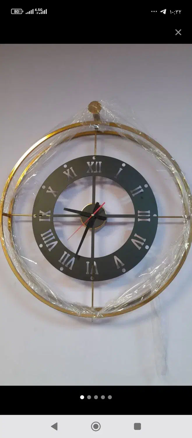 ساعت دیواری فلزی|ساعت دیواری و تزئینی|آق قلا, |دیوار